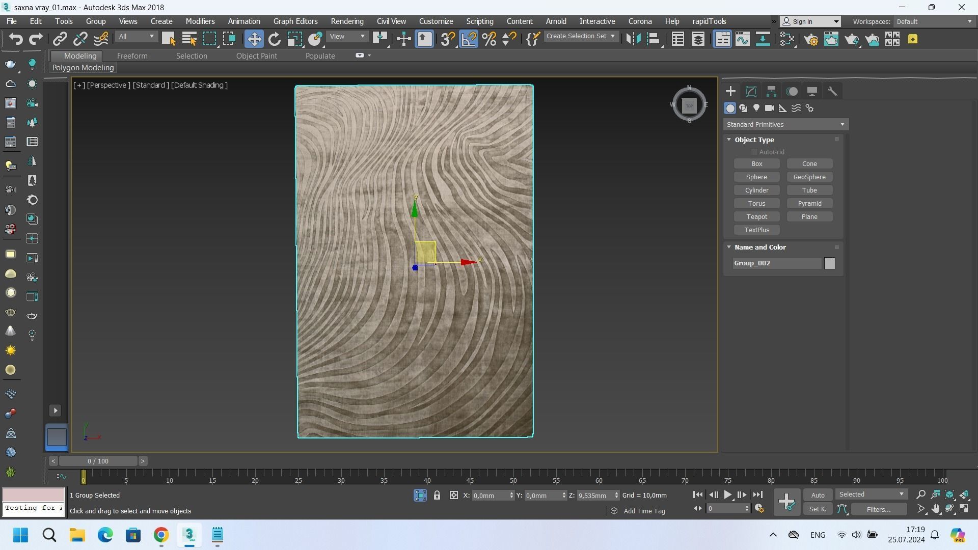 Madison carpet 3D model_6