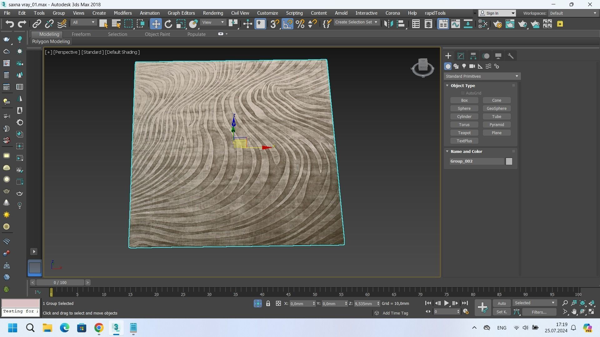 Madison carpet 3D model_4