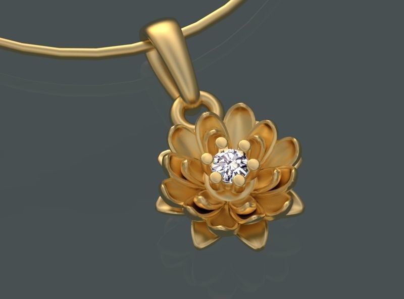 PENDANTS FLOWERS 3D print model_59