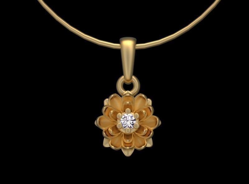 PENDANTS FLOWERS 3D print model_62