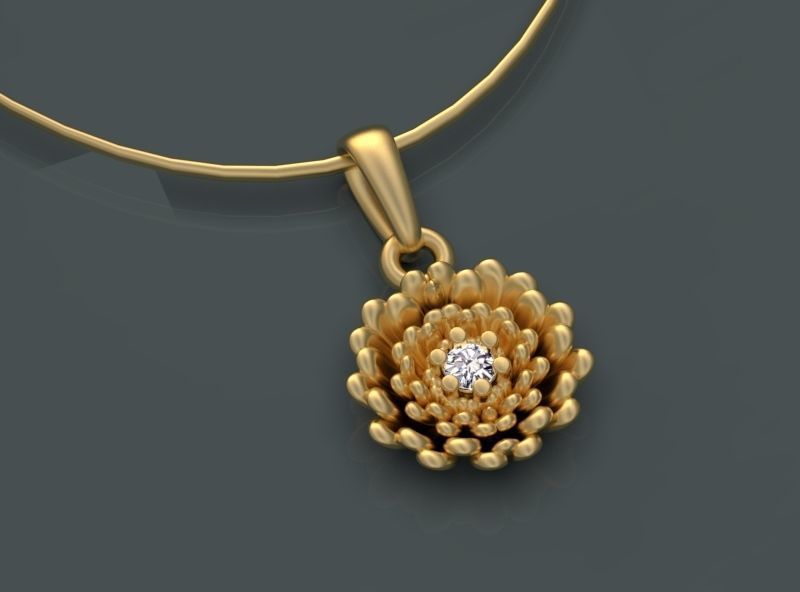 PENDANTS FLOWERS 3D print model_24