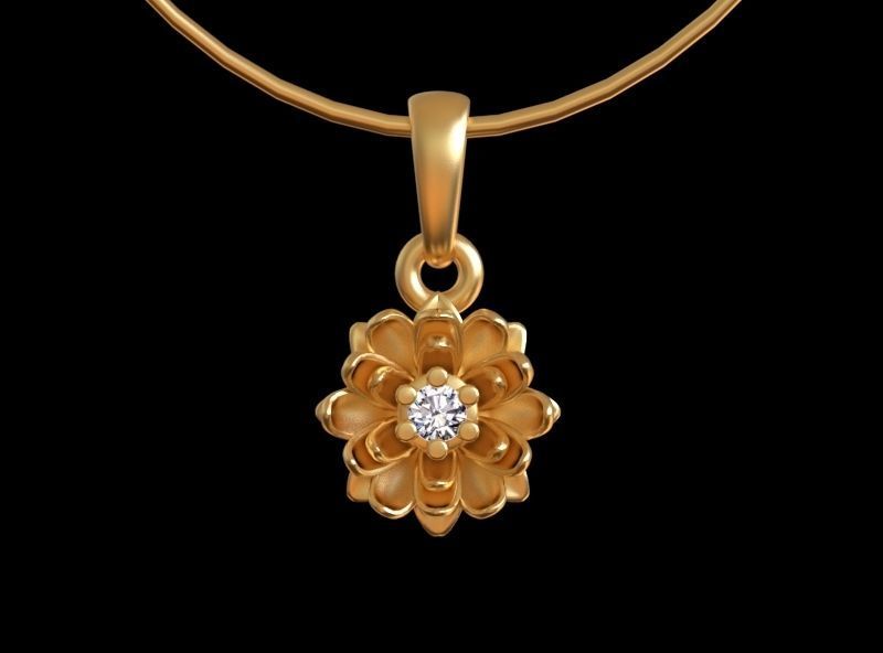 PENDANTS FLOWERS 3D print model_63