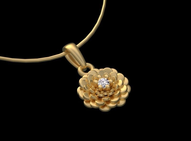 PENDANTS FLOWERS 3D print model_14
