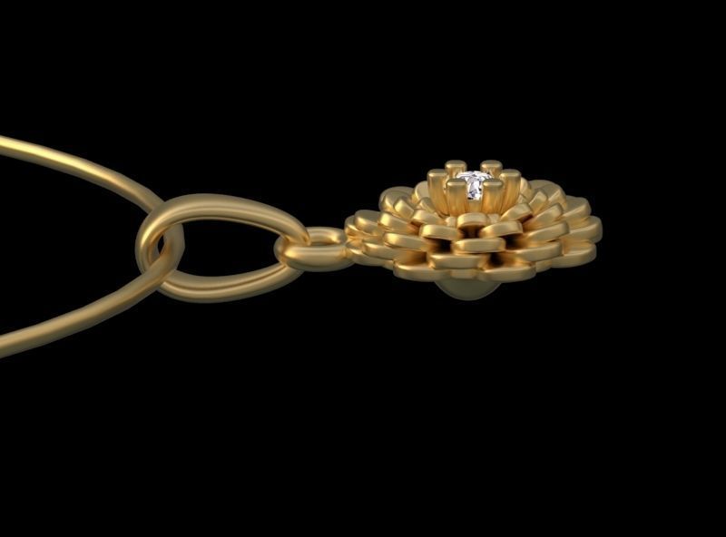 PENDANTS FLOWERS 3D print model_13
