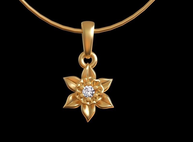 PENDANTS FLOWERS 3D print model_53