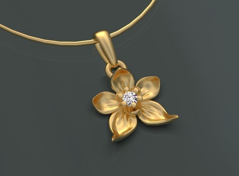 PENDANTS FLOWERS 3D print model_47