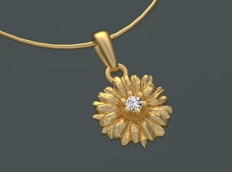 PENDANTS FLOWERS 3D print model_37