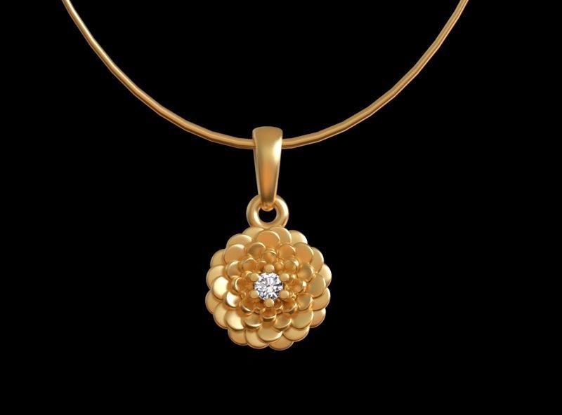 PENDANTS FLOWERS 3D print model_16