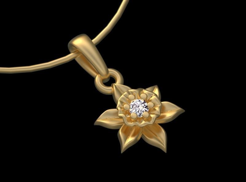 PENDANTS FLOWERS 3D print model_52