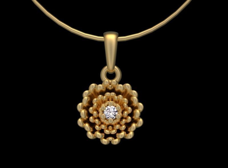 PENDANTS FLOWERS 3D print model_19