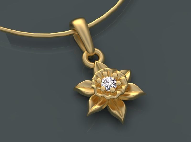 PENDANTS FLOWERS 3D print model_49
