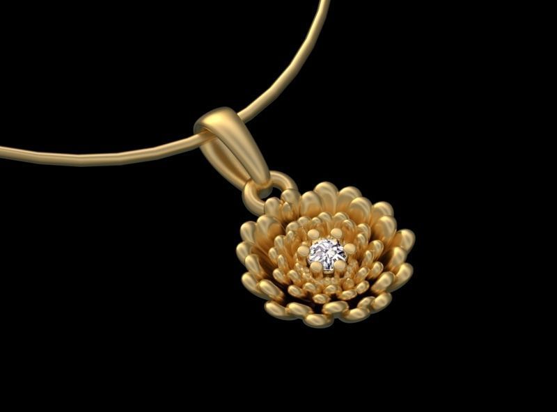 PENDANTS FLOWERS 3D print model_17