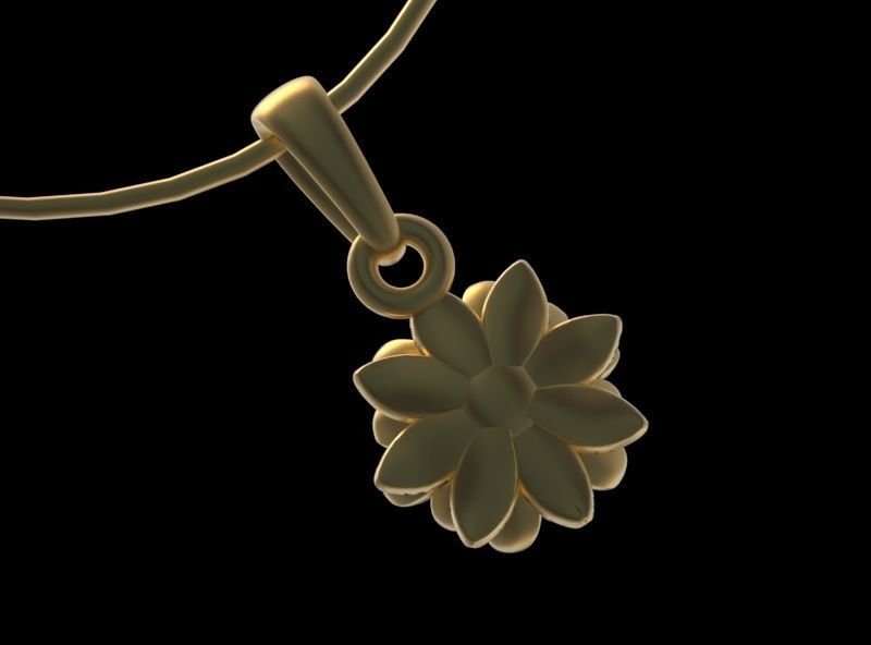PENDANTS FLOWERS 3D print model_58