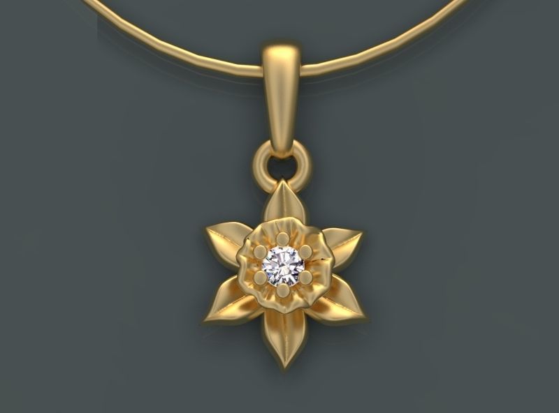 PENDANTS FLOWERS 3D print model_51