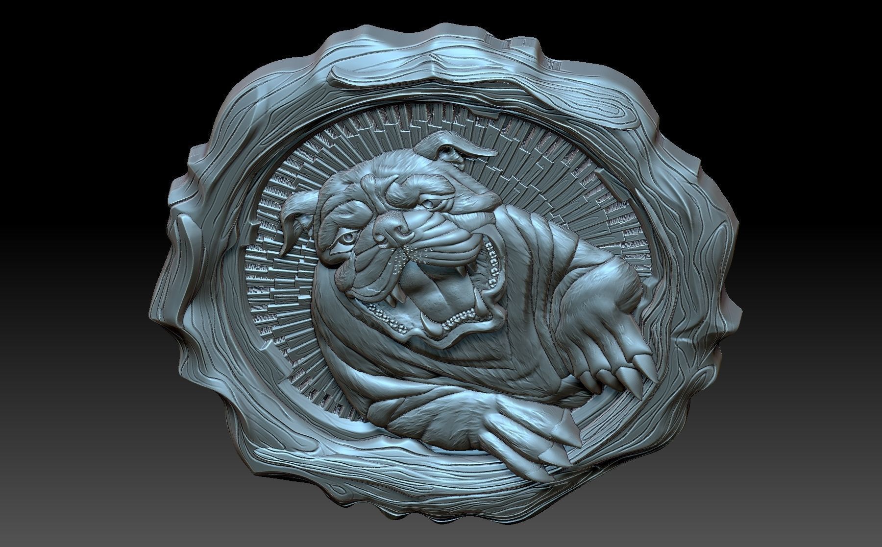 Good Bulldog 3D print model_4