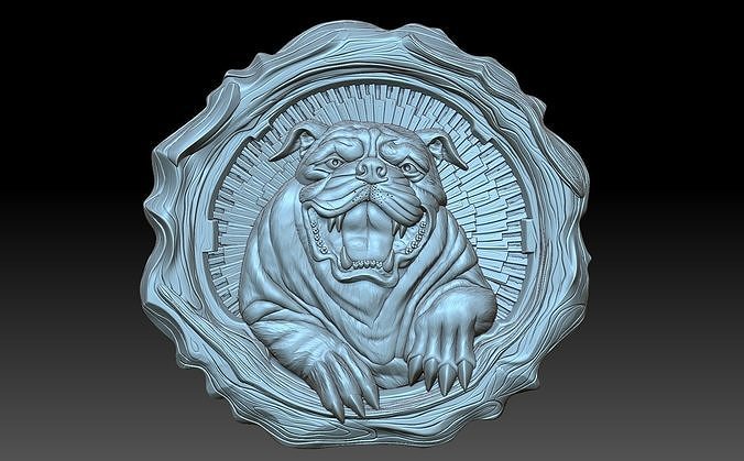 Good Bulldog 3D print model