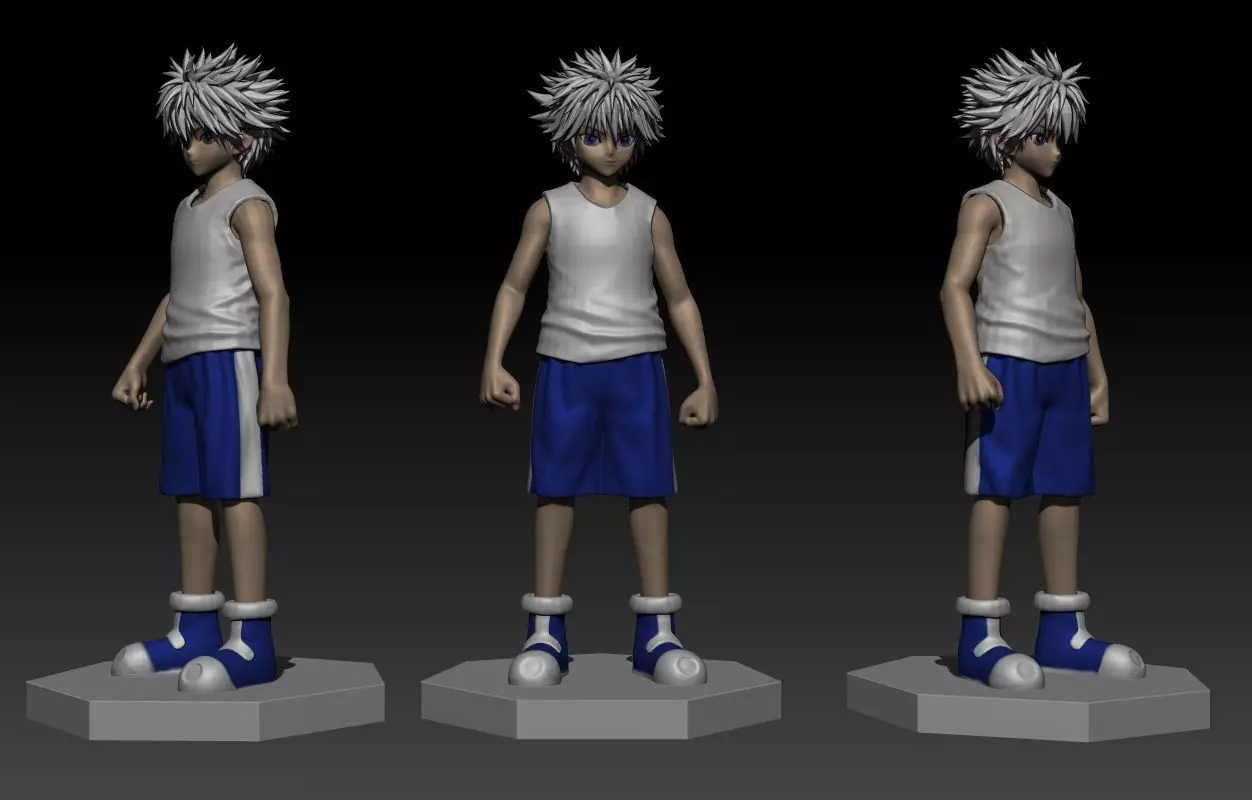 KILLUA ZOLDYCK - HUNTER X HUNTER 3D print model