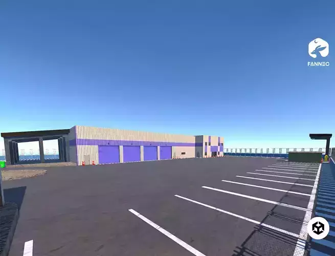 Modular Parking Lot V1 - Unity