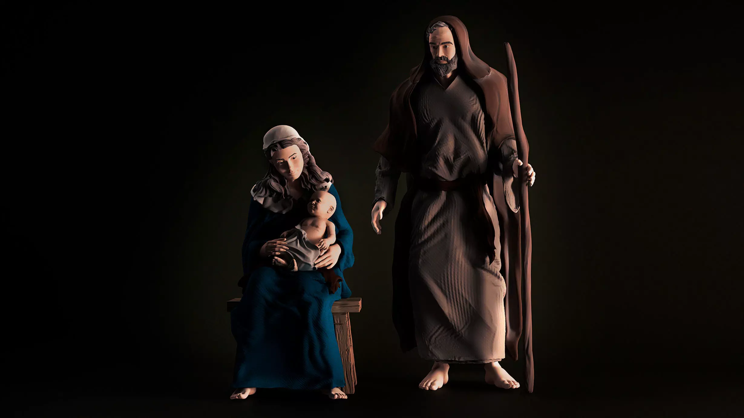 maria y jose biblia 3D print model_0