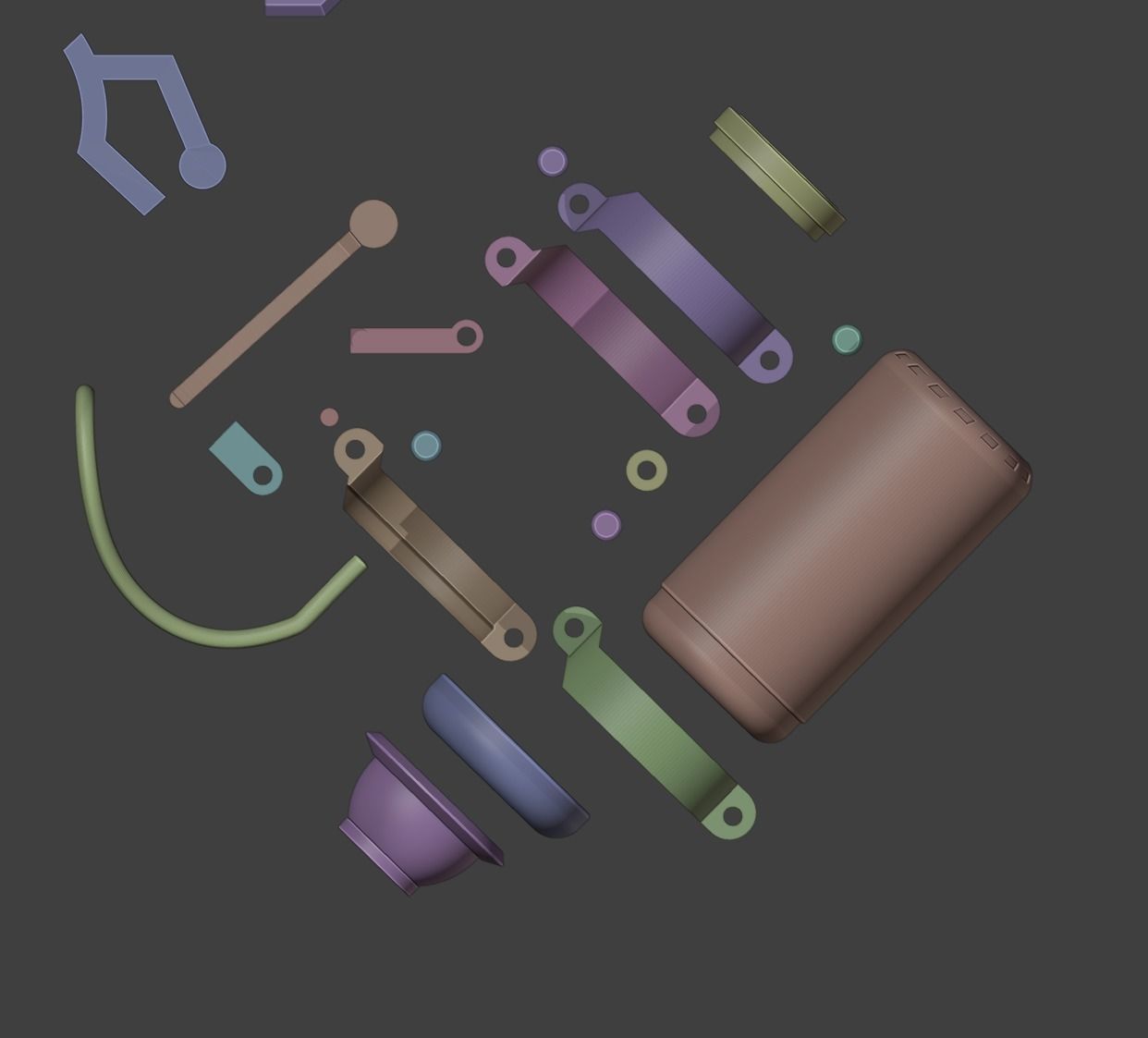 ANBY DEMARA BLADE SHEATH WEAPON SWORD COSPLAY 3D print model_6