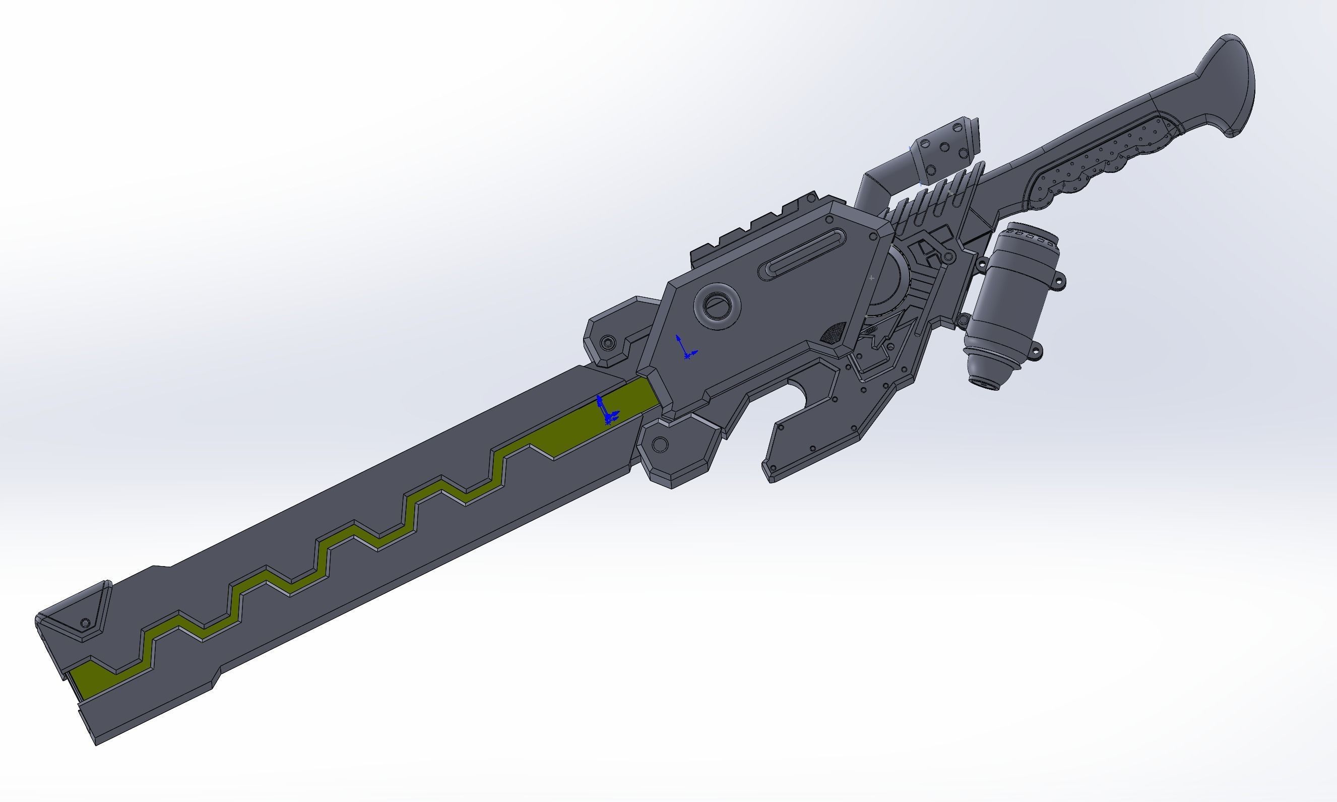 ANBY DEMARA BLADE SHEATH WEAPON SWORD COSPLAY 3D print model_5