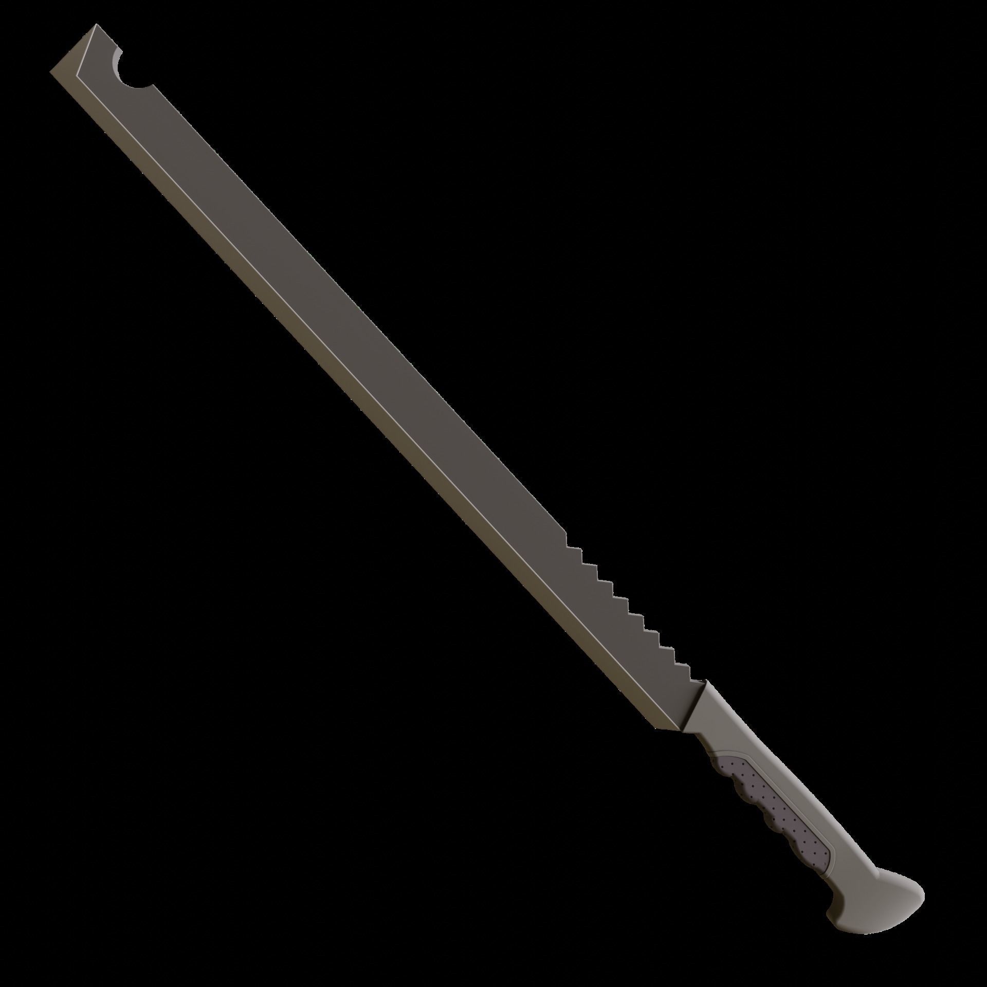 ANBY DEMARA BLADE SHEATH WEAPON SWORD COSPLAY 3D print model_4