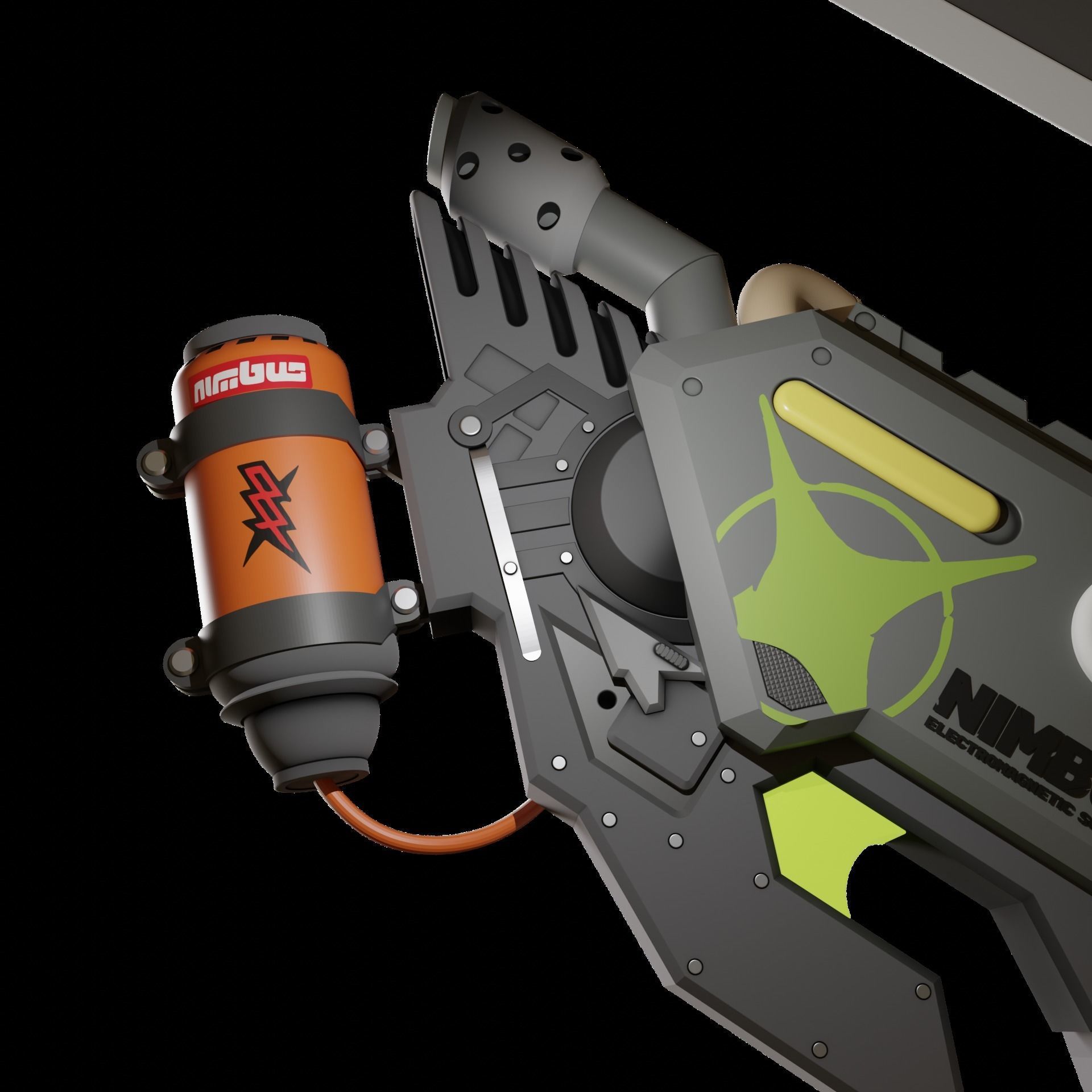 ANBY DEMARA BLADE SHEATH WEAPON SWORD COSPLAY 3D print model_8