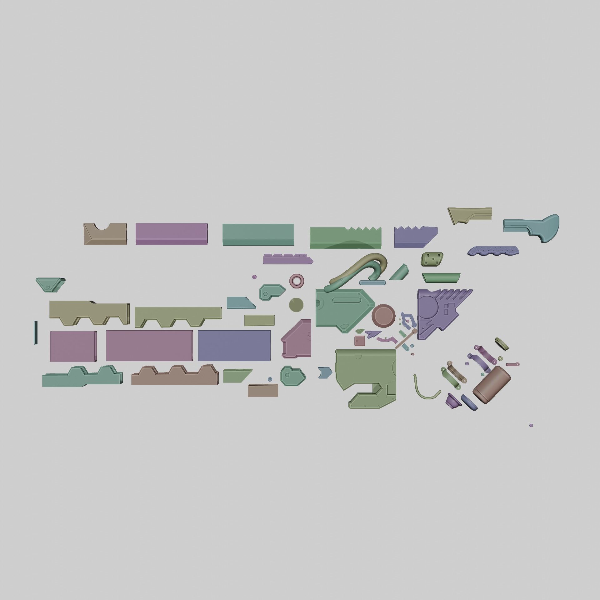 ANBY DEMARA BLADE SHEATH WEAPON SWORD COSPLAY 3D print model_3