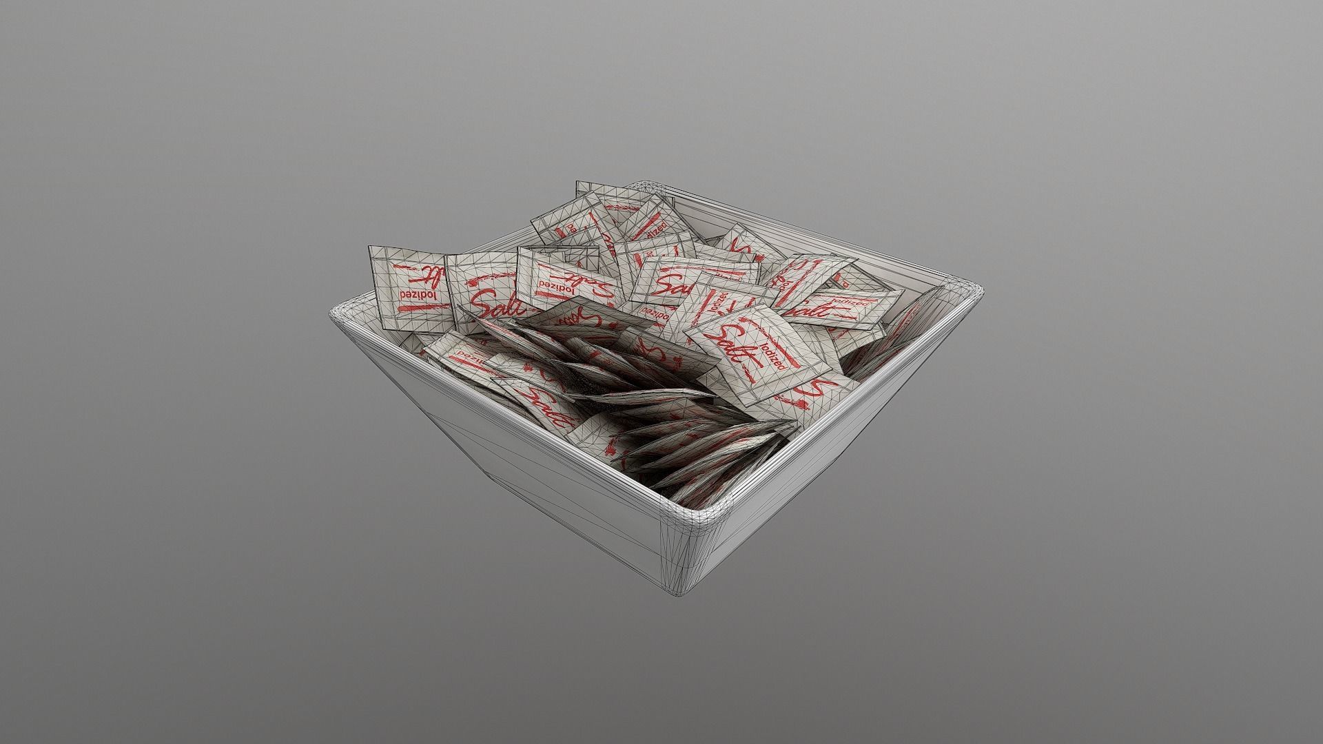 Dry Condiment Packets - High-Quality 3D Models 3D model_8