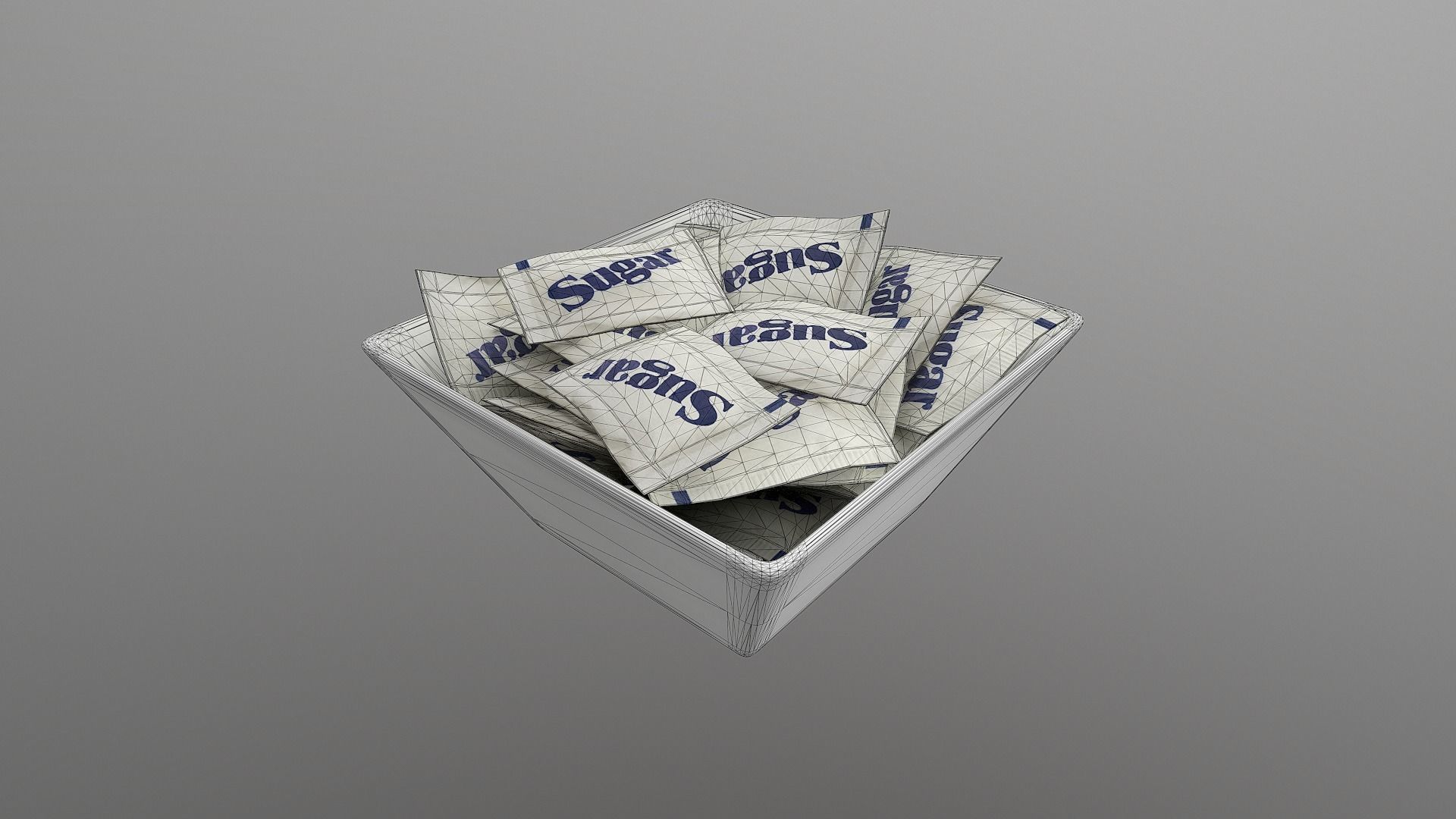 Dry Condiment Packets - High-Quality 3D Models 3D model_9