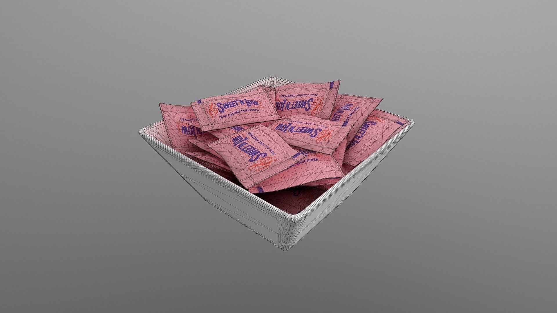 Dry Condiment Packets - High-Quality 3D Models 3D model_11