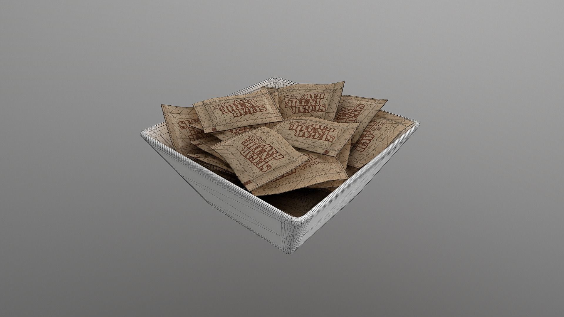 Dry Condiment Packets - High-Quality 3D Models 3D model_10