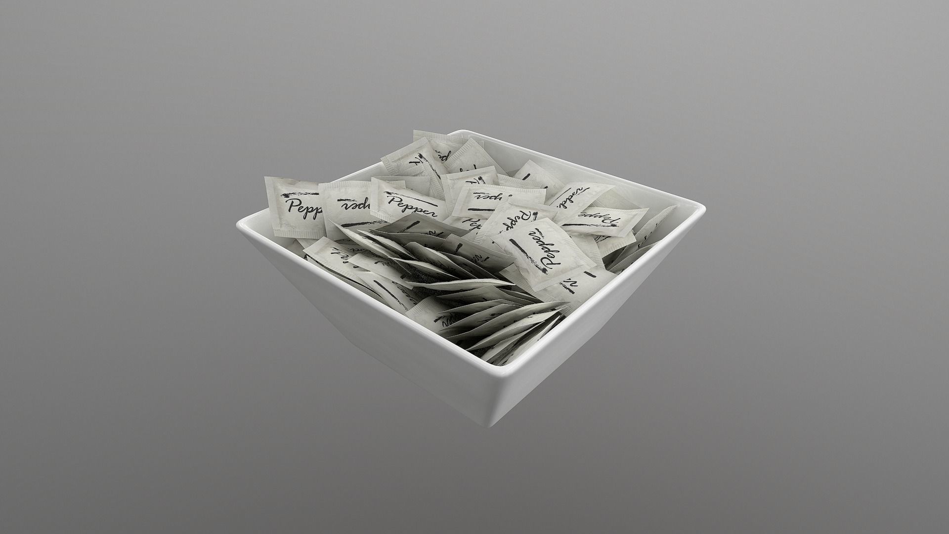 Dry Condiment Packets - High-Quality 3D Models 3D model_1