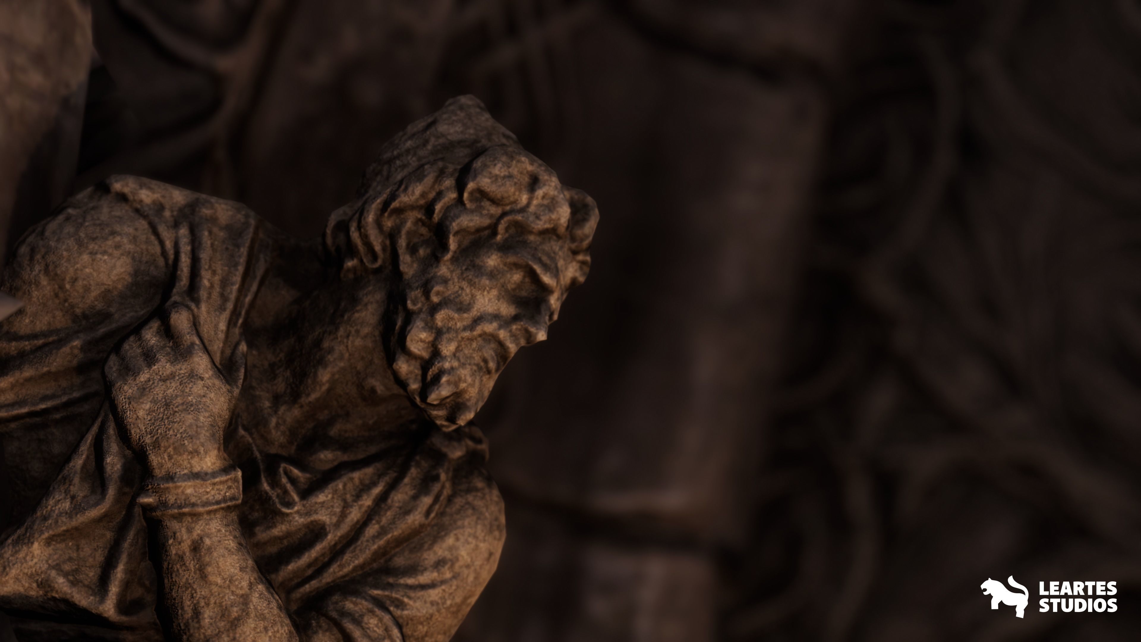 The Great Tree Environment Low-poly 3D model_14