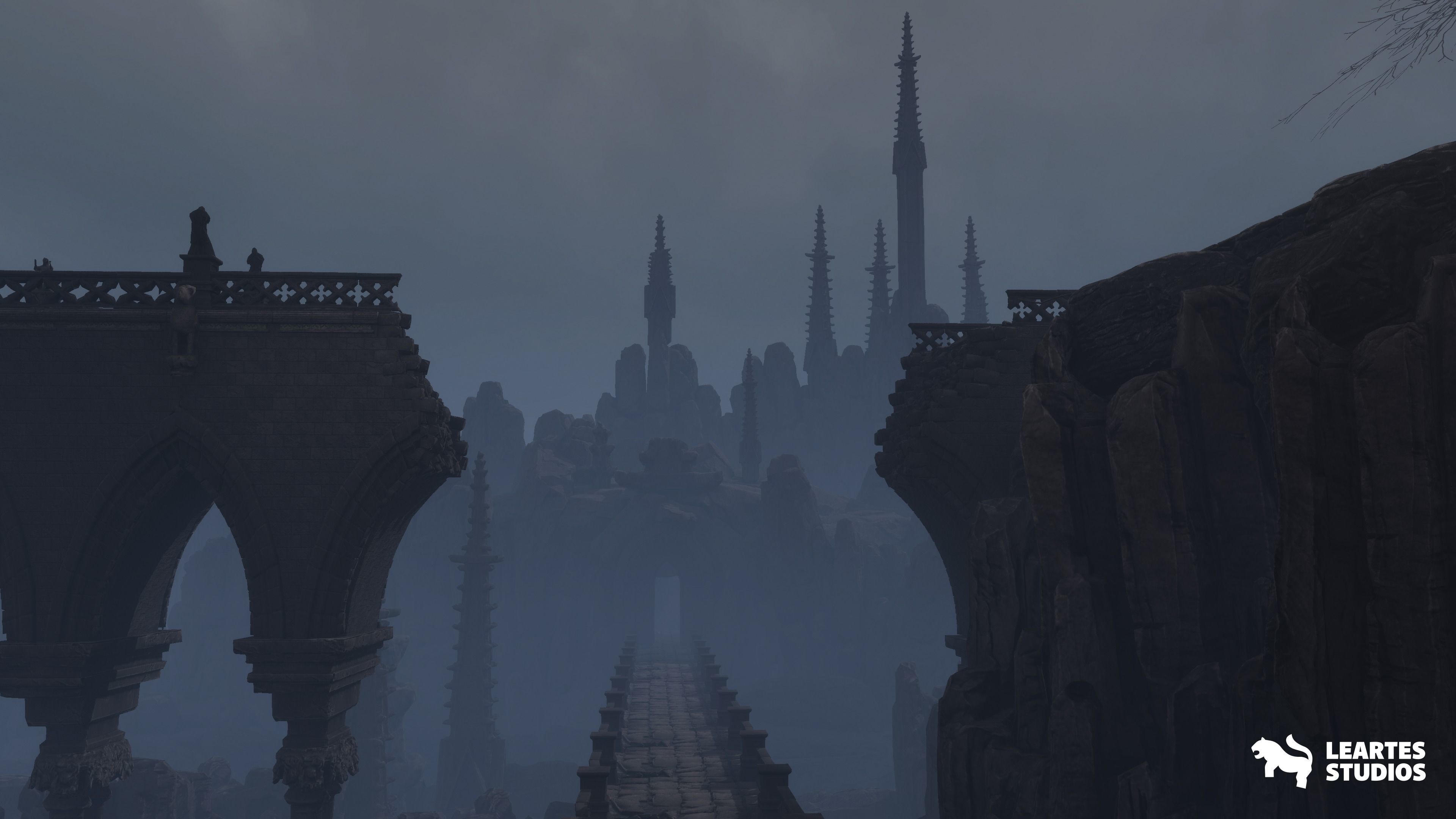 The Great Tree Environment Low-poly 3D model_7