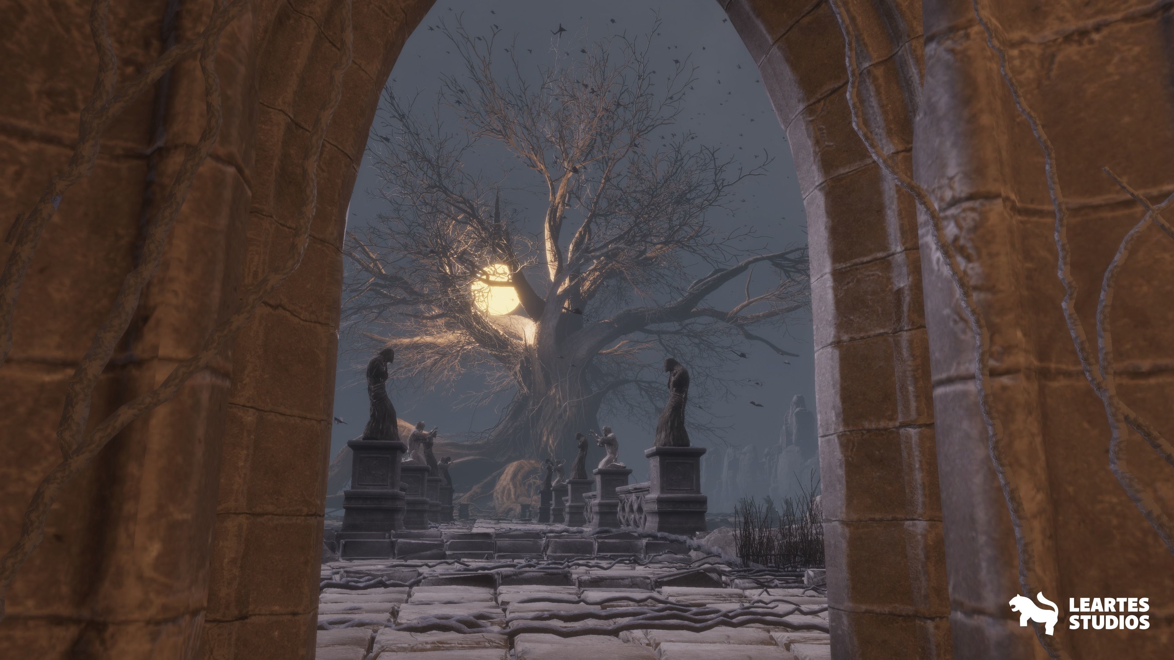 The Great Tree Environment Low-poly 3D model_11