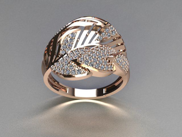 jewelry ring 3D print model_2