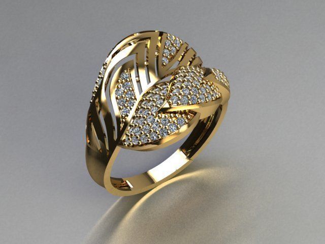 jewelry ring 3D print model_1