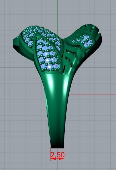 jewelry ring 3D print model_10