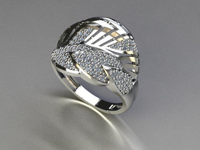 jewelry ring 3D print model_3