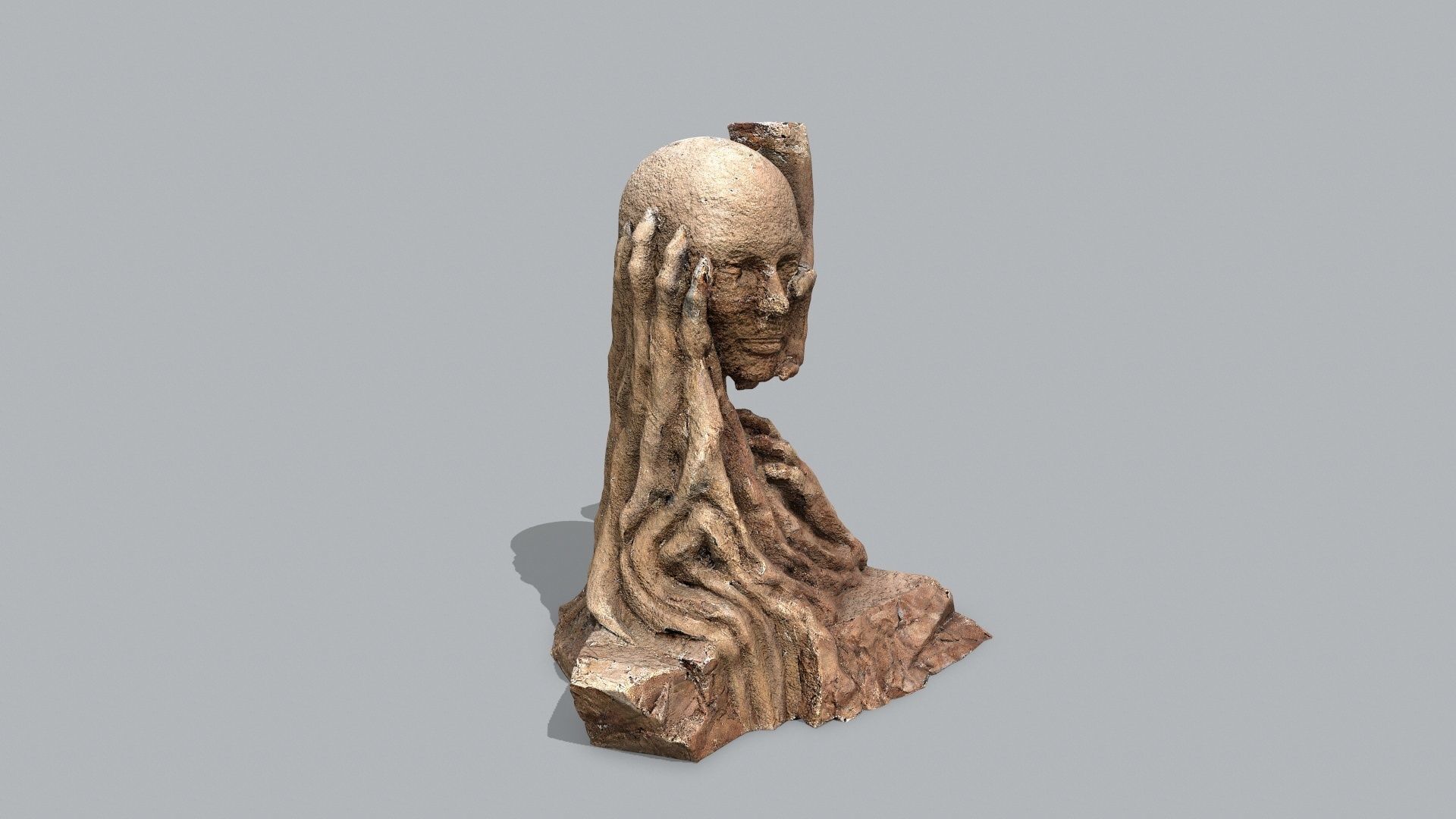 Hands of the devil Low-poly 3D model_9