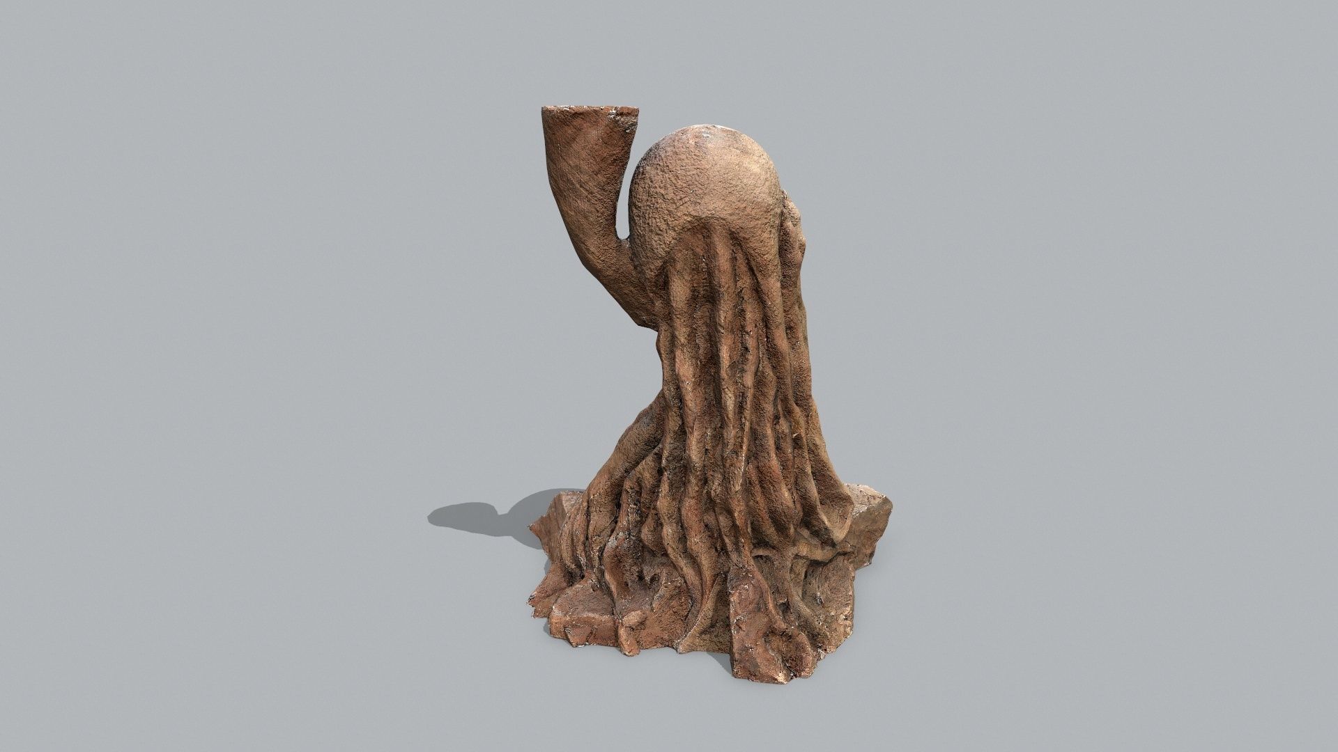 Hands of the devil Low-poly 3D model_6