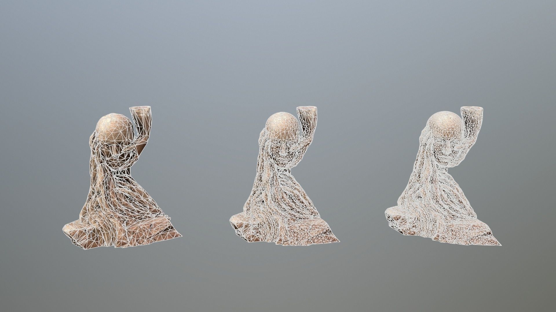 Hands of the devil Low-poly 3D model_12