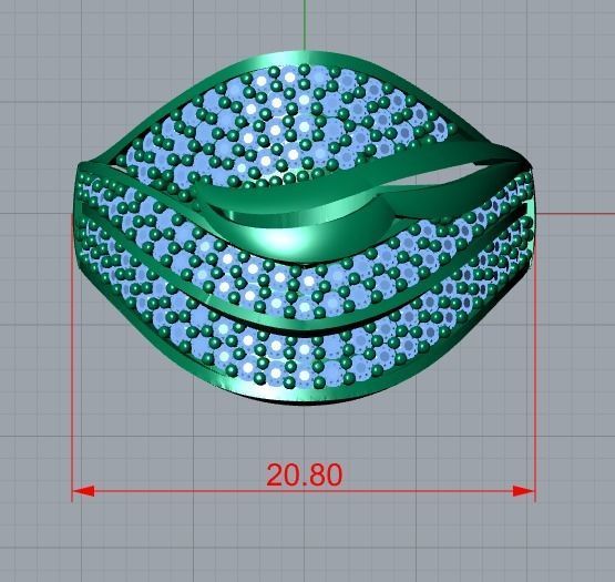 jewelry ring 3D print model_8