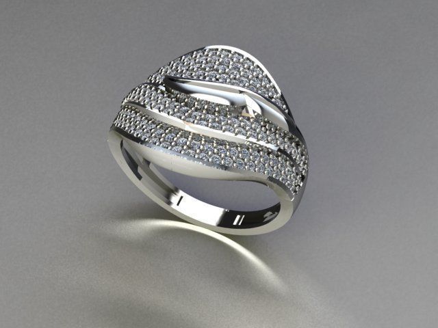 jewelry ring 3D print model_2