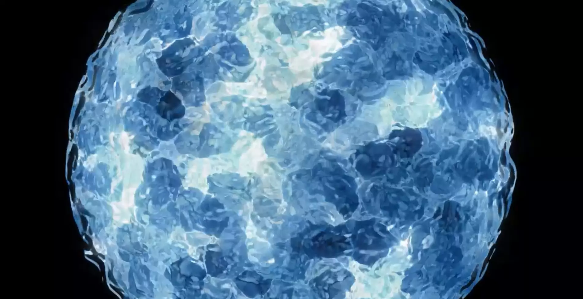 Water shield energy shield special effects generate blasting 3D model