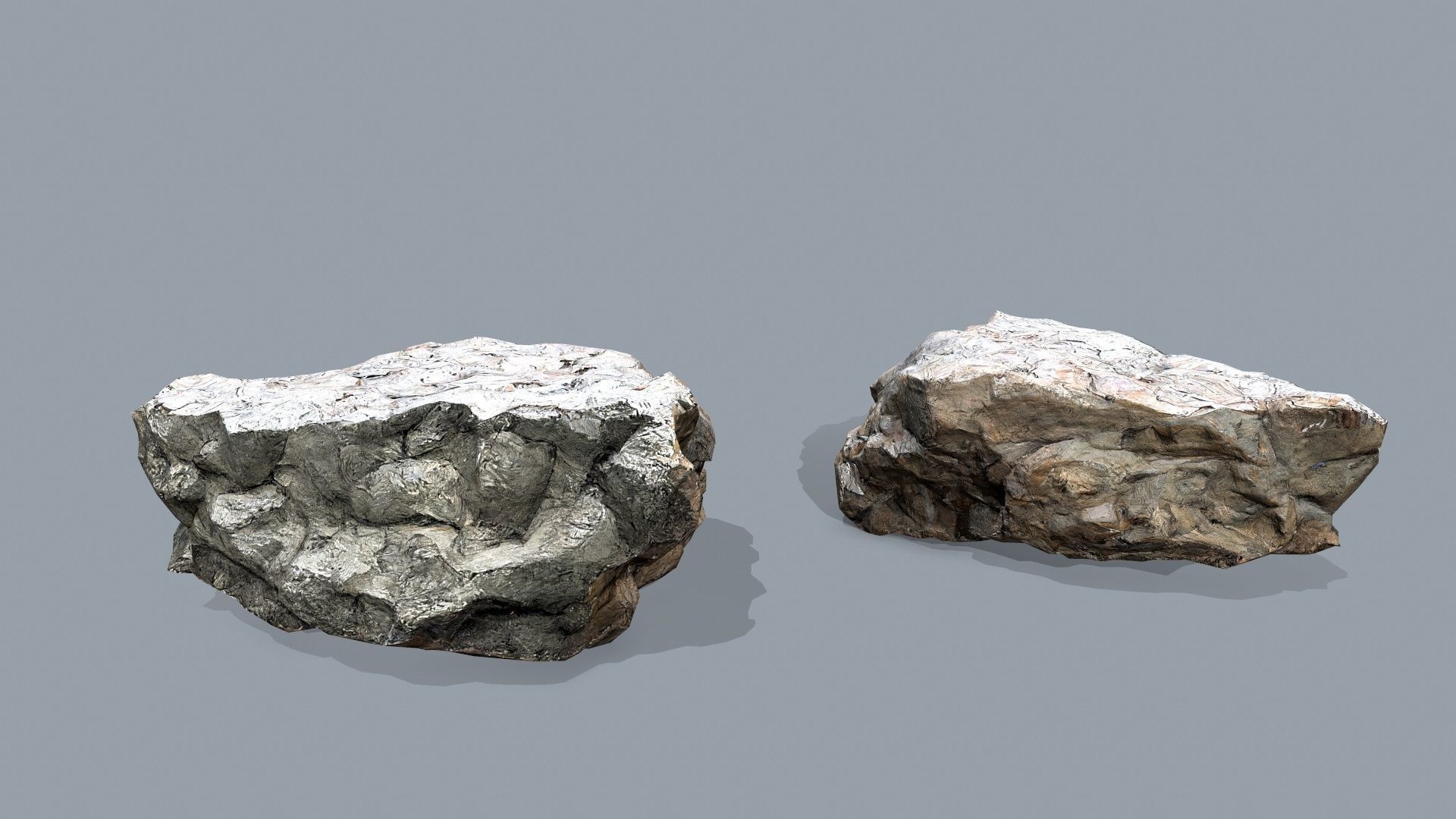 desert rocks Low-poly 3D model_11