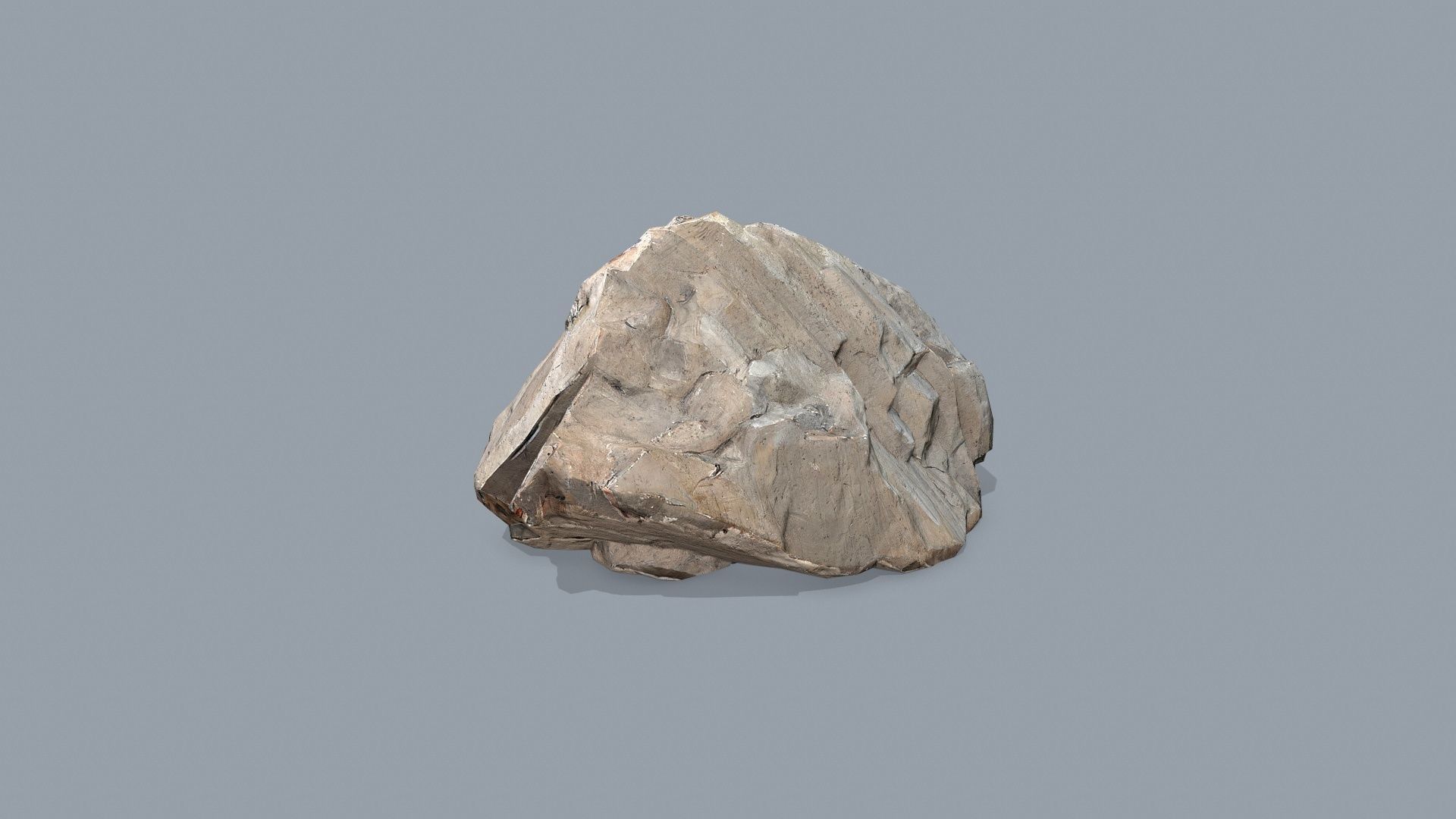 desert rocks Low-poly 3D model_15