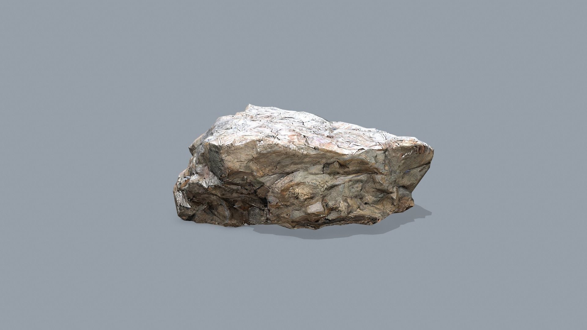 desert rocks Low-poly 3D model_21