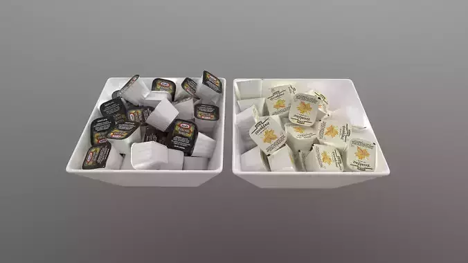 Syrup Packets - High-Quality 3D Models 3D model